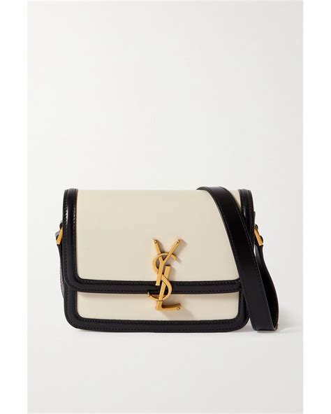 ysl cream shoulder bag